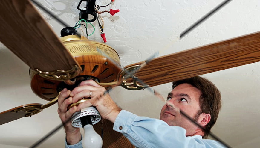 repairing fan